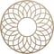 Ekena Millwork Cannes Wood Fretwork Pierced Ceiling Medallion, Hickory, 22"OD x 7 1/2"ID x 3/8"T CMWP22X22X0375CNHI - alternate 1